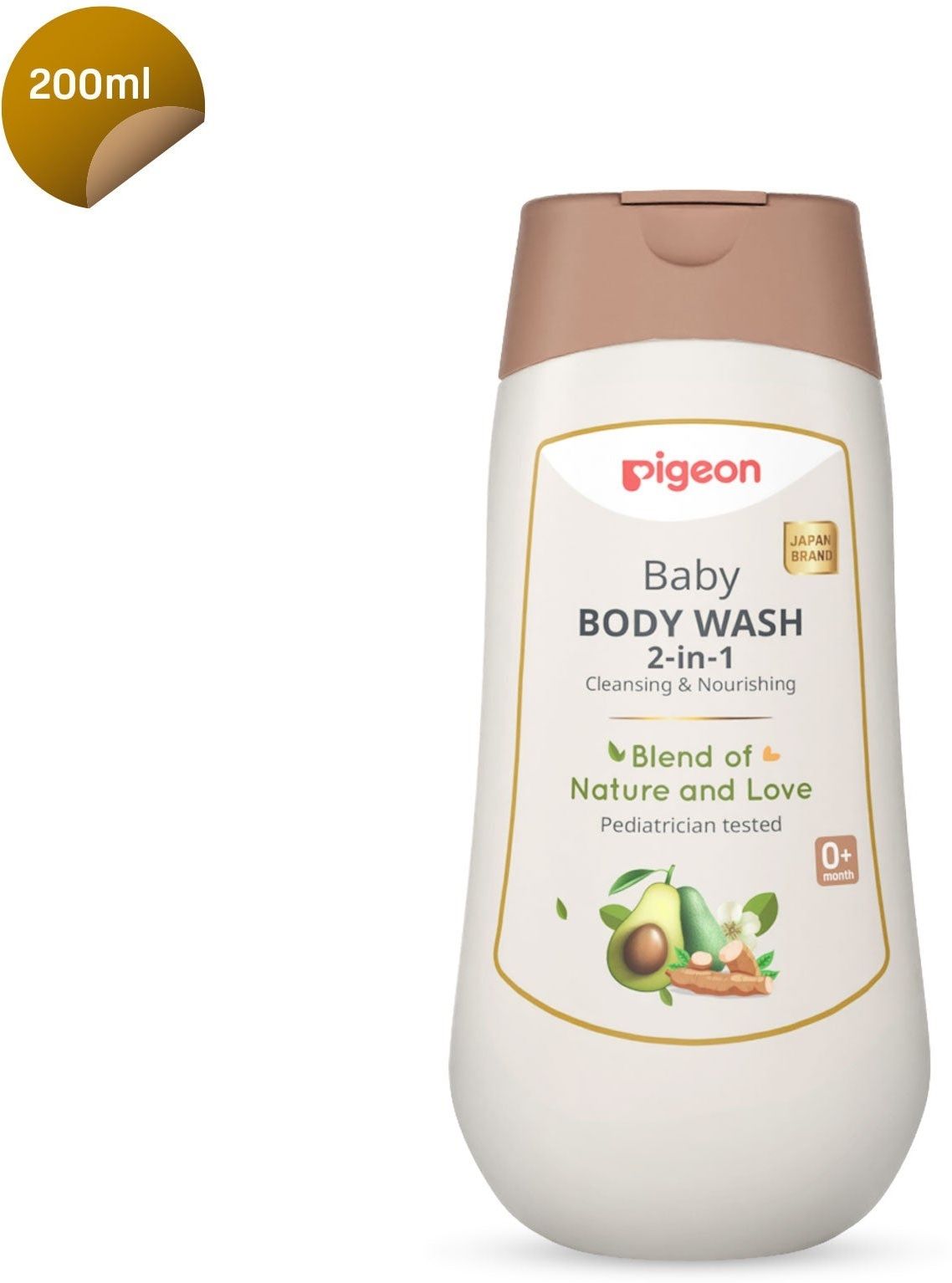 pigeon Baby Body Wash 2 in 1 Cleansing & Nourishing 200ml-picture-13