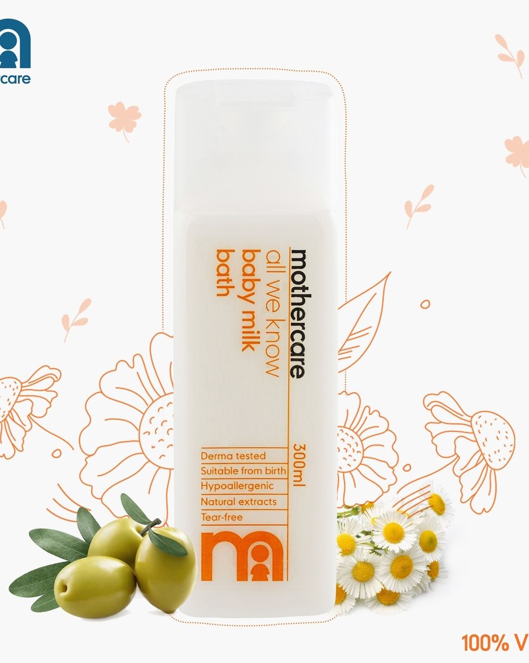All we know baby milk bath 300ml for baby care-image-48
