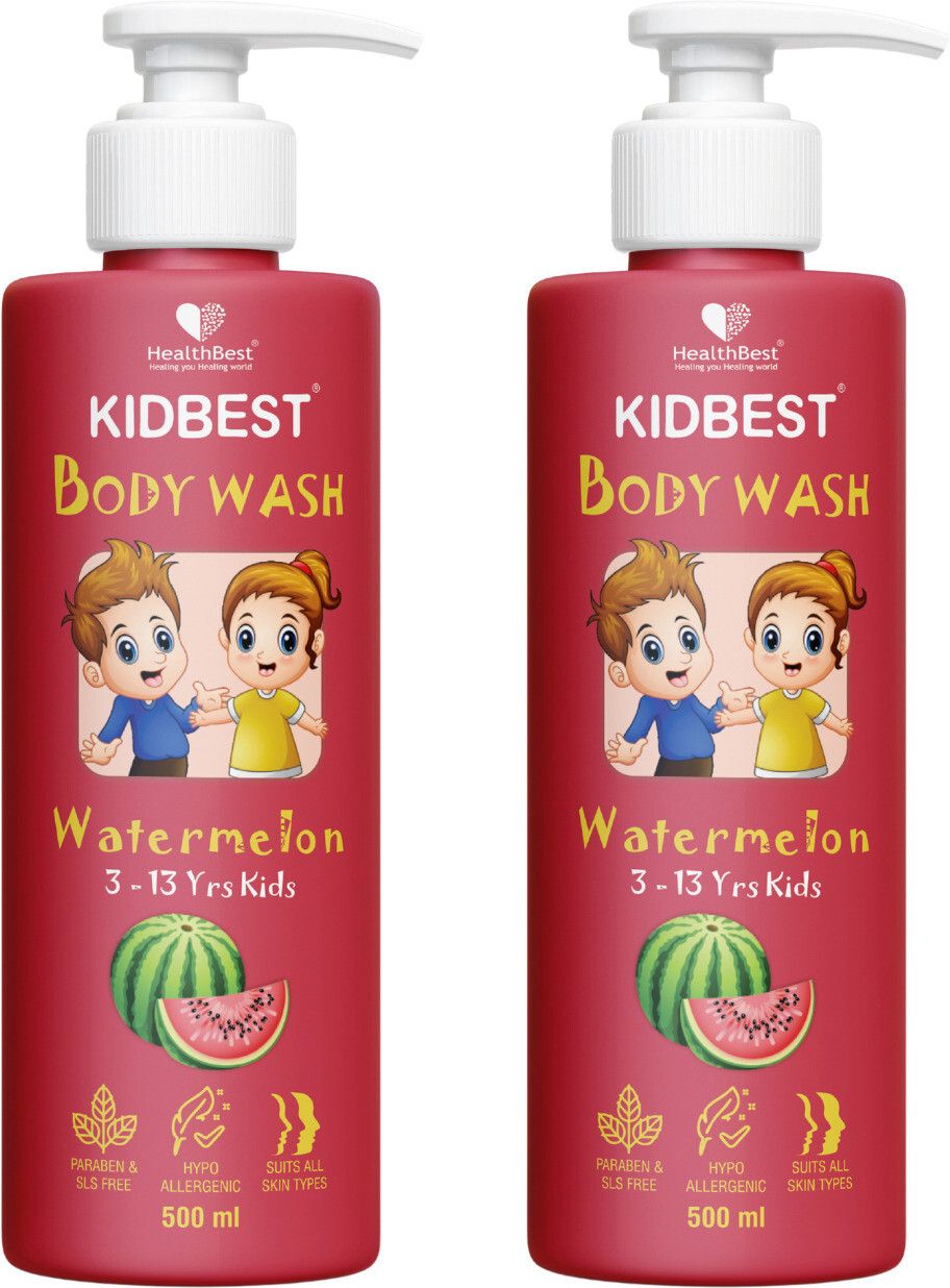 Kidbest Bodywash for 3-13 Years Kids | Each Pack of 500ml (Pack of 2)-image-8