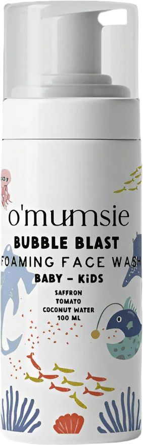 Baby & Kids Foam Face Wash with Saffron, Tomato, & Coconut Water (100 ml)