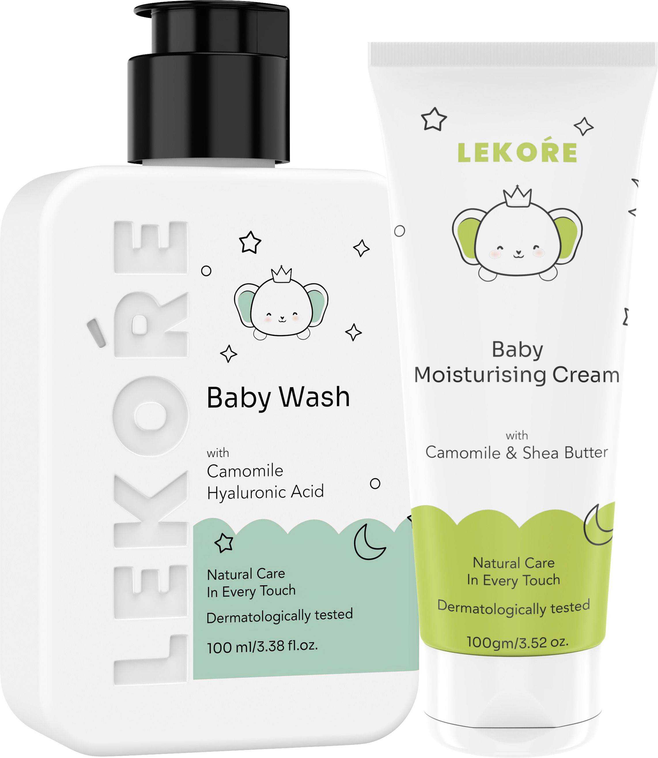 Baby Wash & Baby Moisturizing Cream Combo | Gentle Cleansing & Deep Hydration-image-35