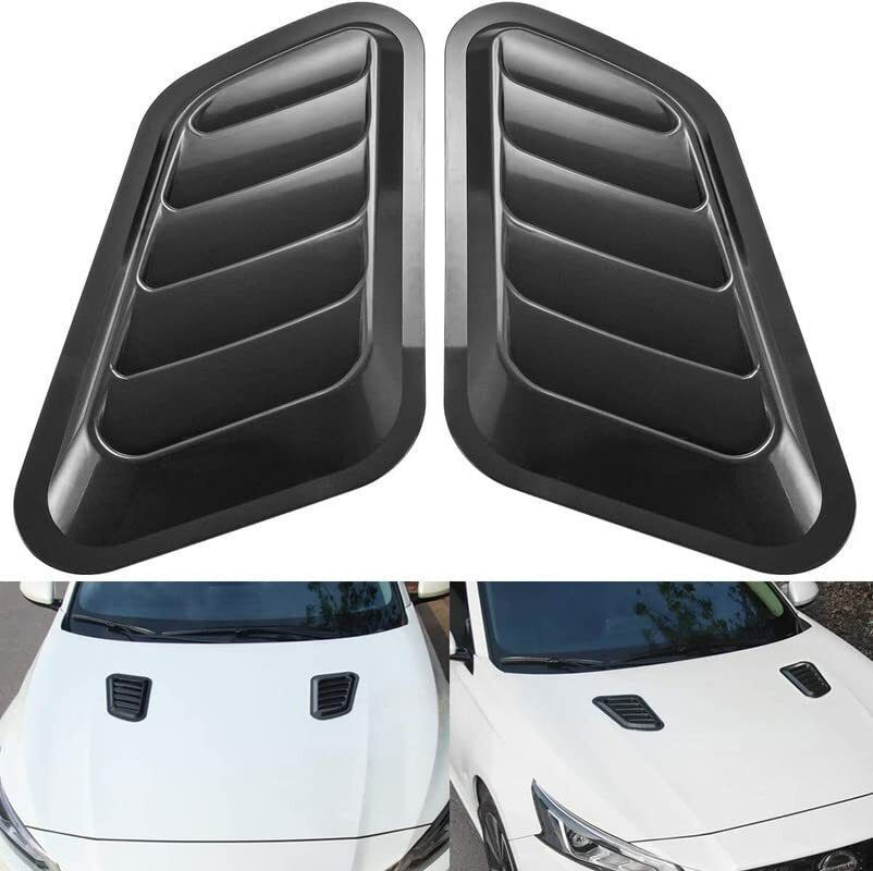 Car Decorative Air Flow Intake Hood Scoop Bonnet Vent Cover Stickers Decoration Boonet Scoop