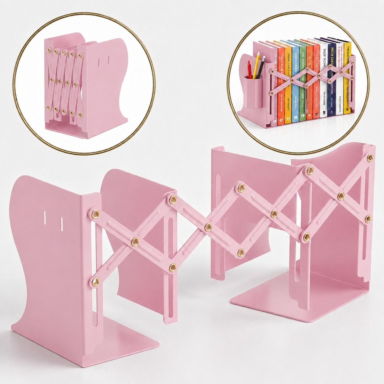 Metal Open Book Shelf-image-12