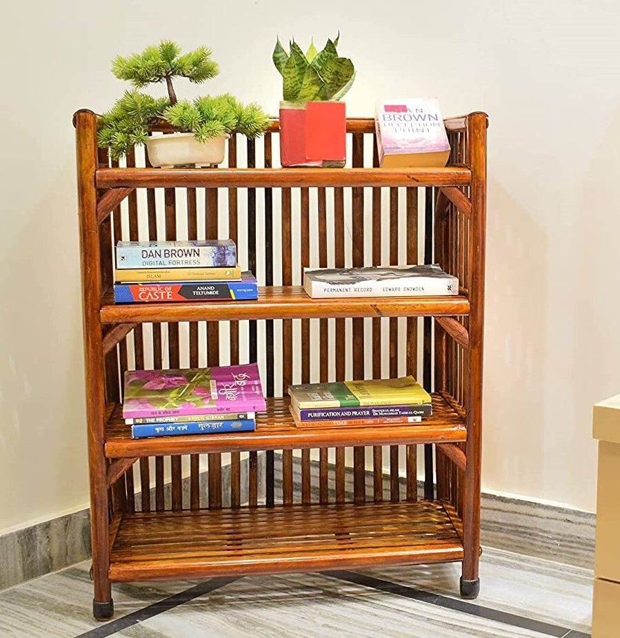 evra Bamboo Semi-Open Book Shelf-picture-17