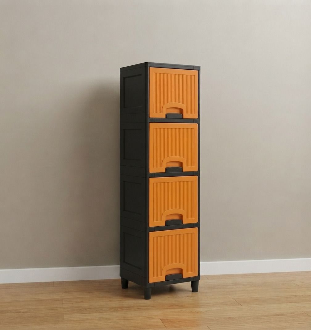 Multi Layer Plastic Book Shelf for Home Plastic Open Book Shelf-image-5