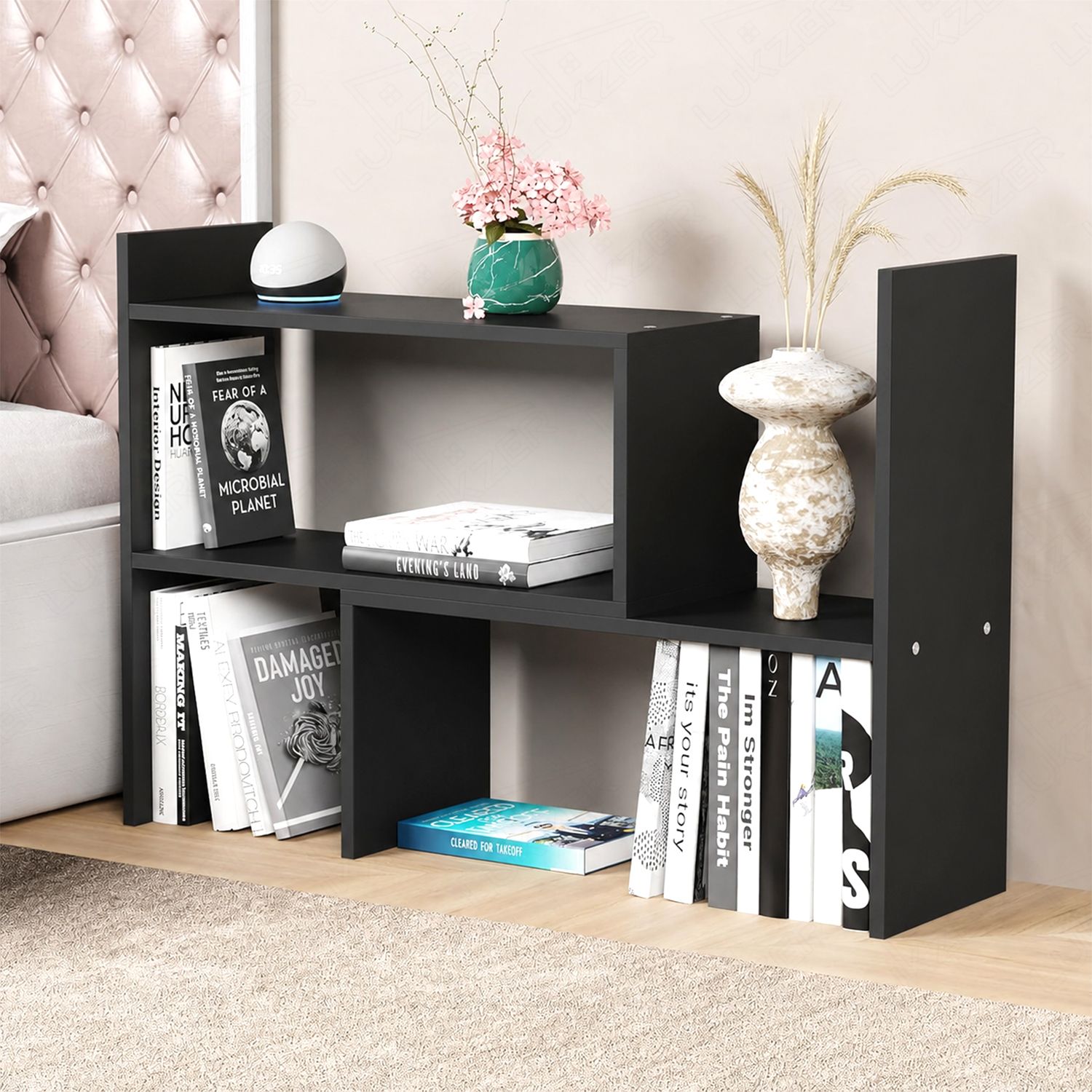 lukzer 5-Tier Adjustable Bookcase (MR-011) Engineered Wood Open Book Shelf-picture-32