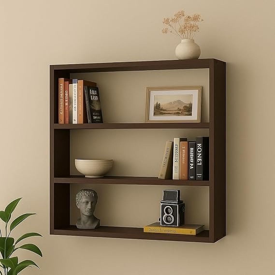 domera Engineered Wood Open Book Shelf-picture-16
