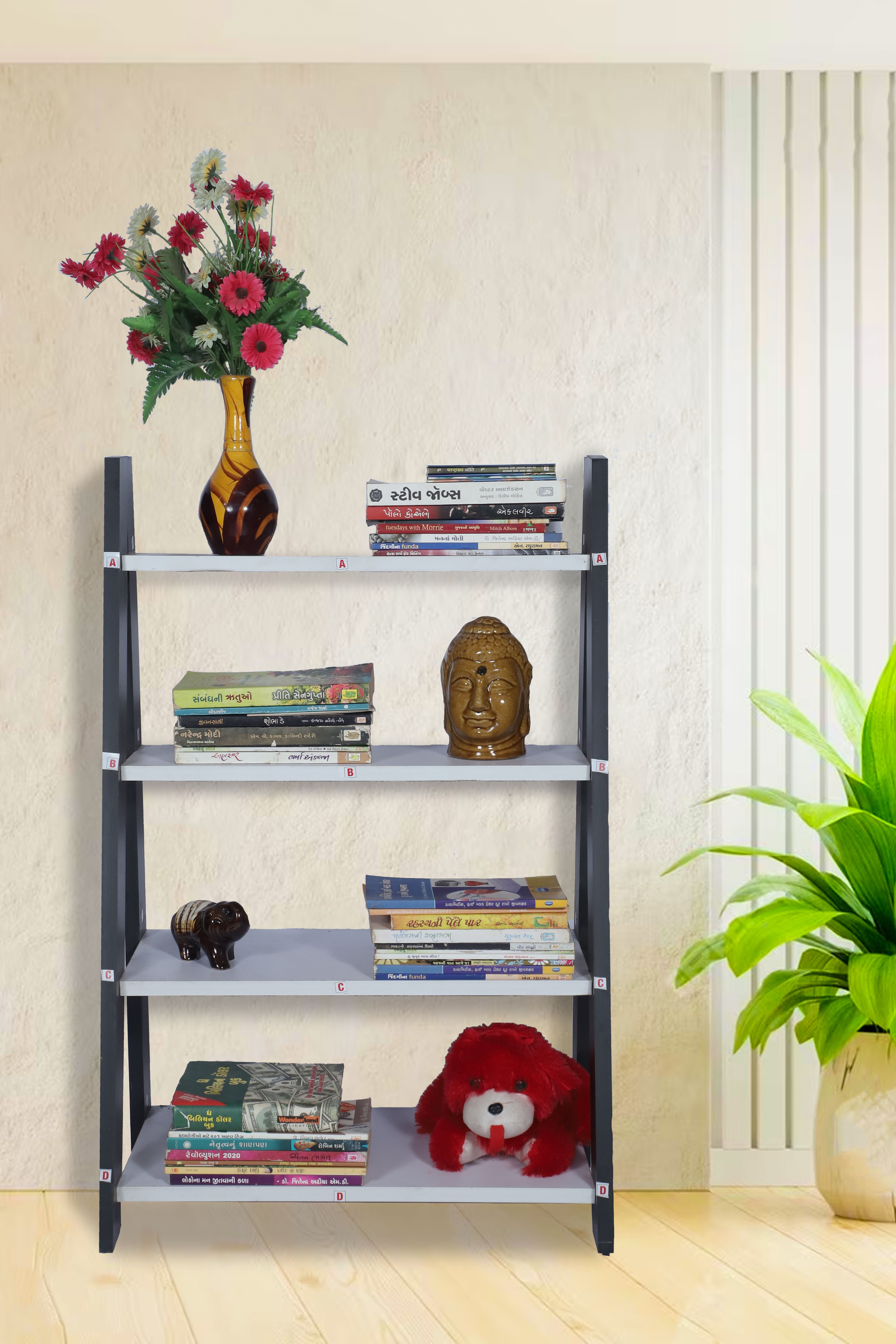 ne furniture Mini_Ladder Engineered Wood Open Book Shelf-picture-48