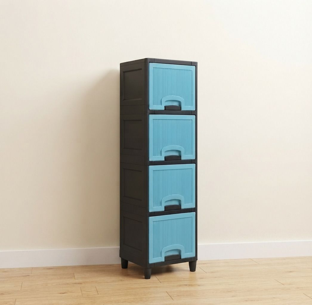 maxtid Plastic Wardrobe for Clothes Versatile Plastic Cupboard for Storage Cabinet Plastic Open Book Shelf-picture-43