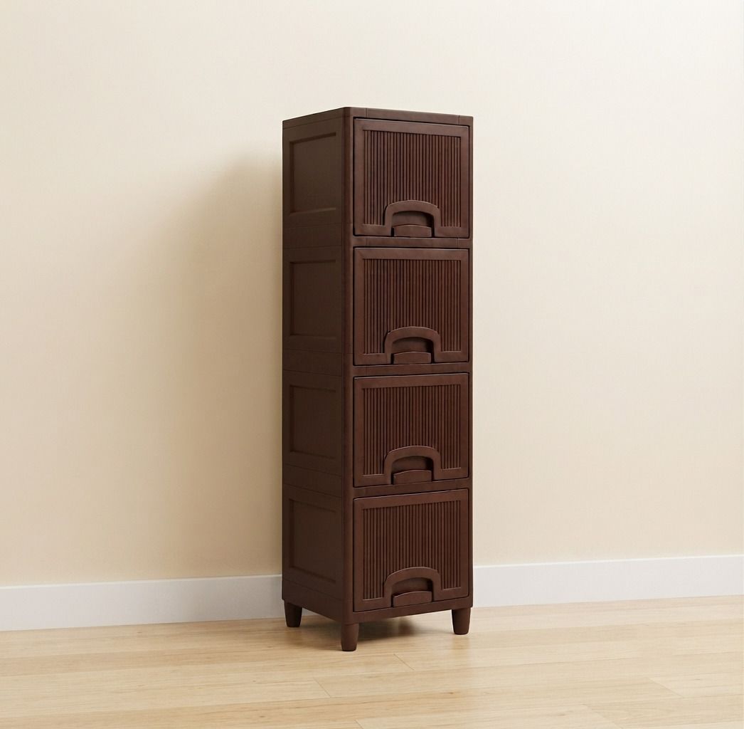surety for safety Multipurpose Plastic Cabinet Drawer for Office and Home Plastic Open Book Shelf-picture-47