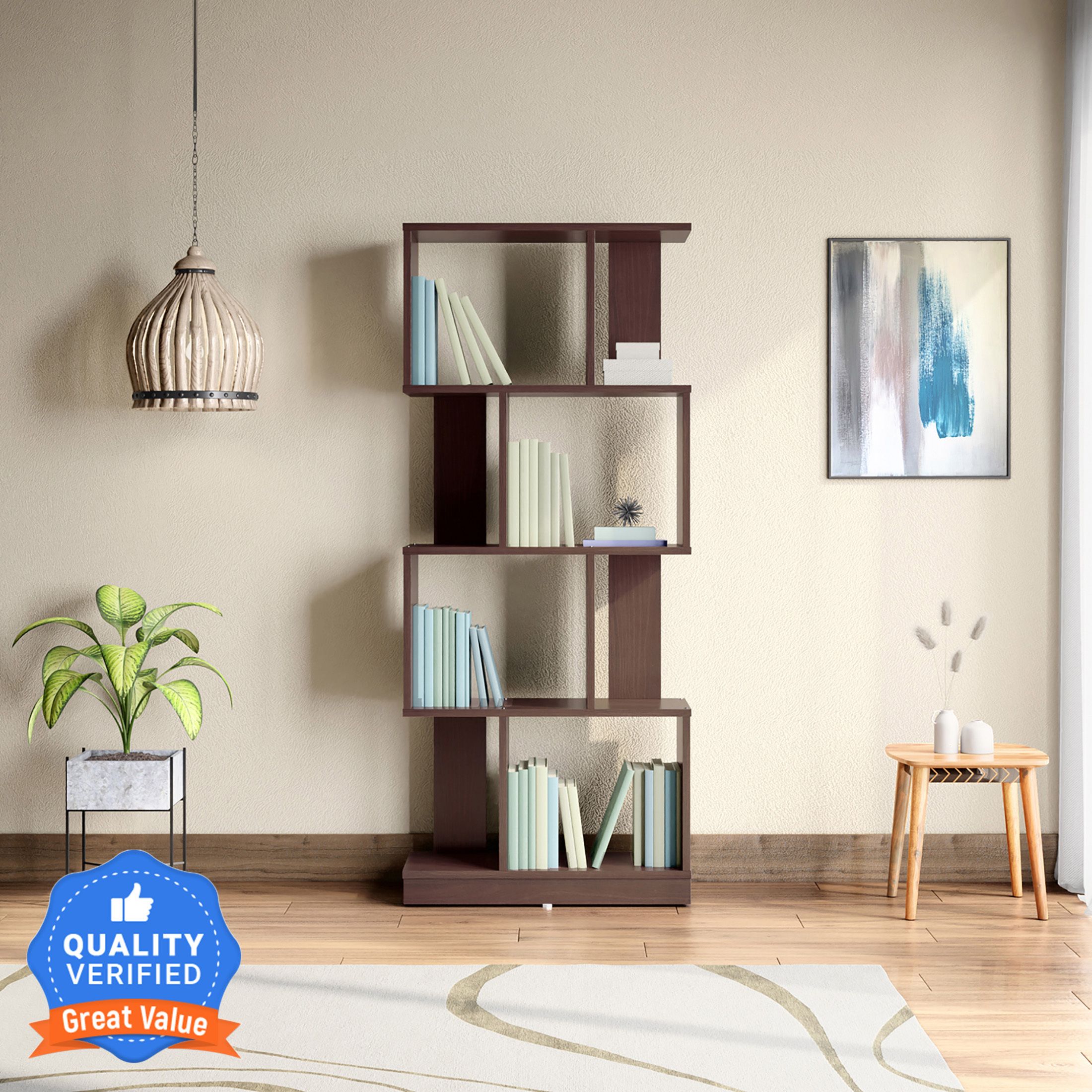 interio by godrej Ewa Engineered Wood Open Book Shelf-picture-21