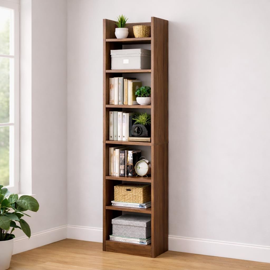 Wudism Engineered Wood Semi-Open Book Shelf-picture-43