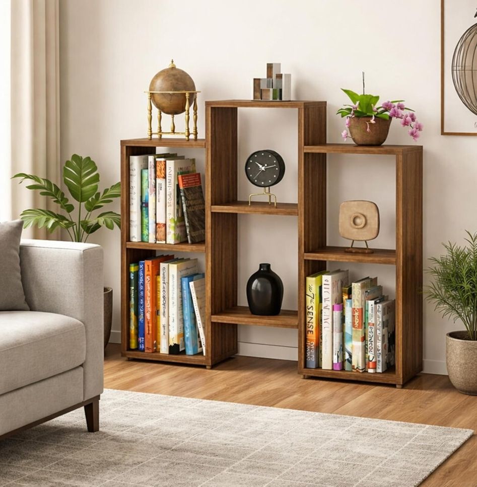 flipkart perfect homes Engineered Wood Open Book Shelf-picture-12