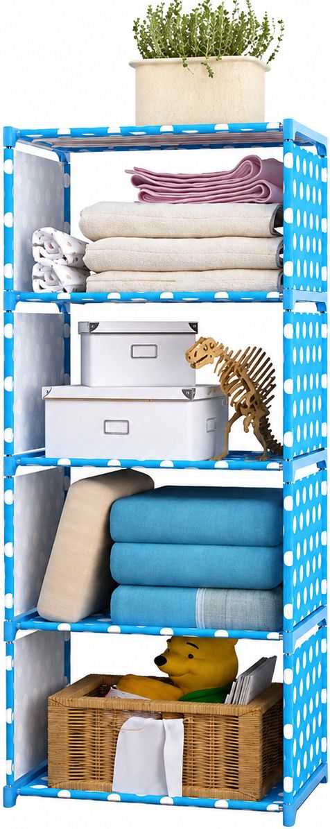 sfars DIY Bookshelf | Multipurpose Storage Rack for Bedroom, Study Room & Office Plastic Open Book Shelf-picture-10