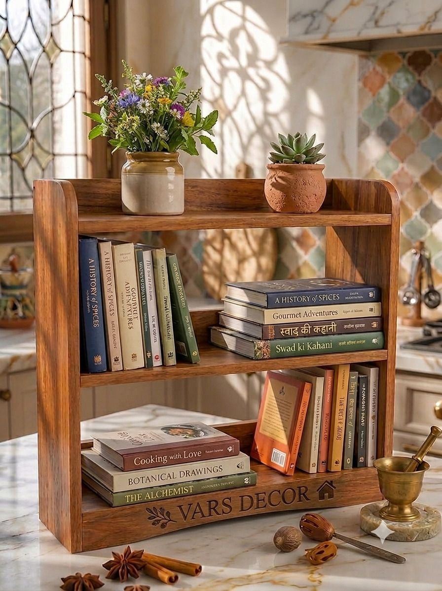 BOOK RACK 1 Engineered Wood Open Book Shelf-image-4