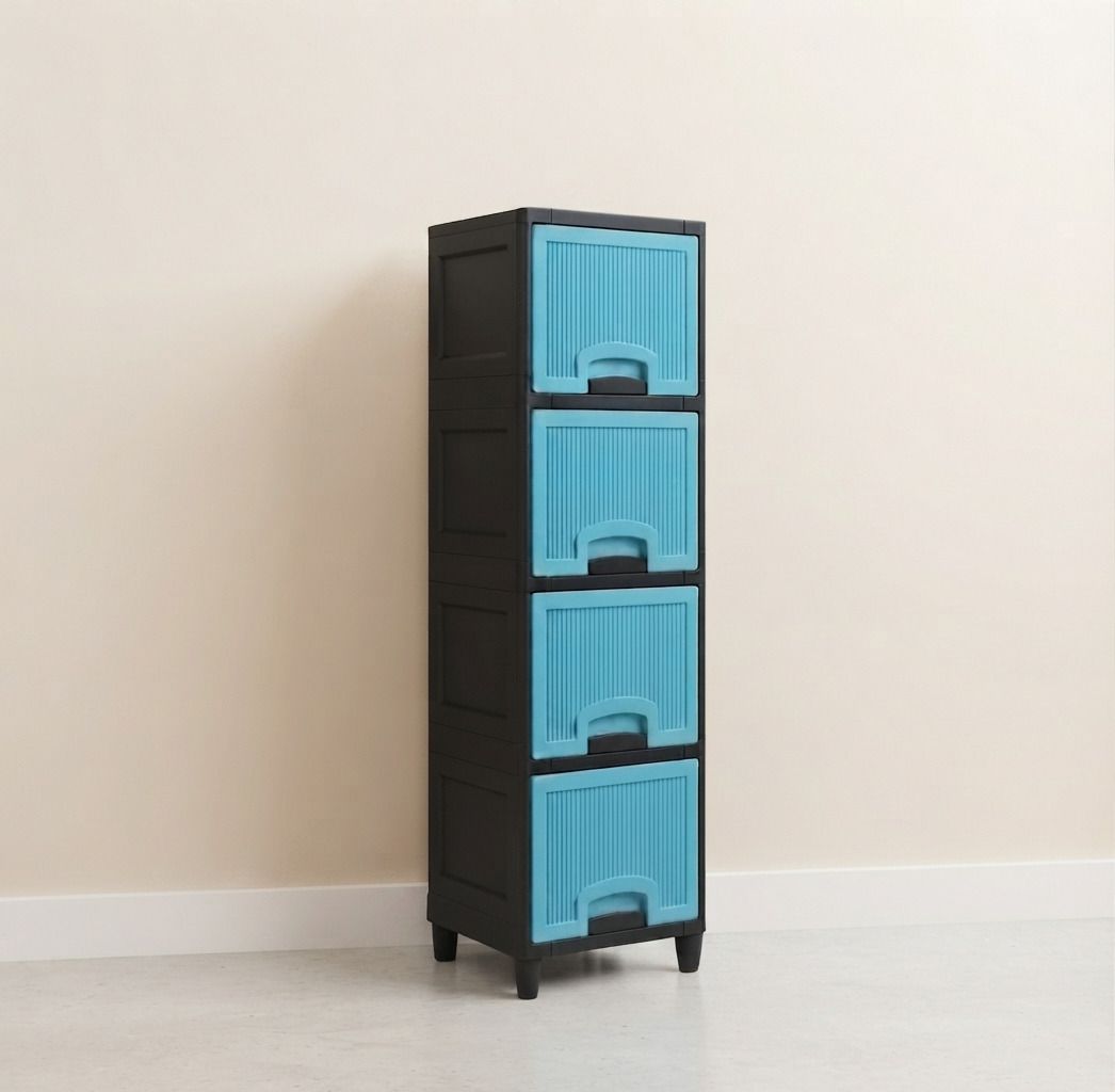 surety for safety Plastic Multi Layer Cabinet Drawer for Kitchen Storage Plastic Open Book Shelf-picture-15