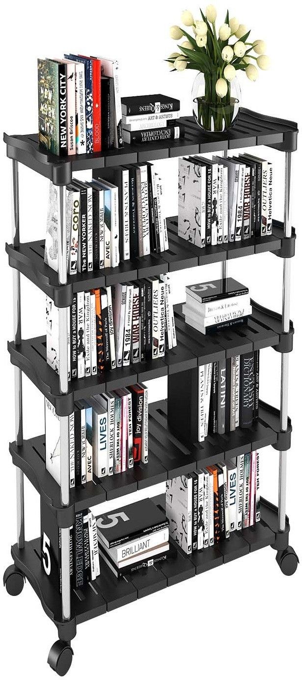 tnt the next trend Super Smart Stackable and Durable, Easy to Assemble, Space Saving Rack Plastic Open Book Shelf-picture-19