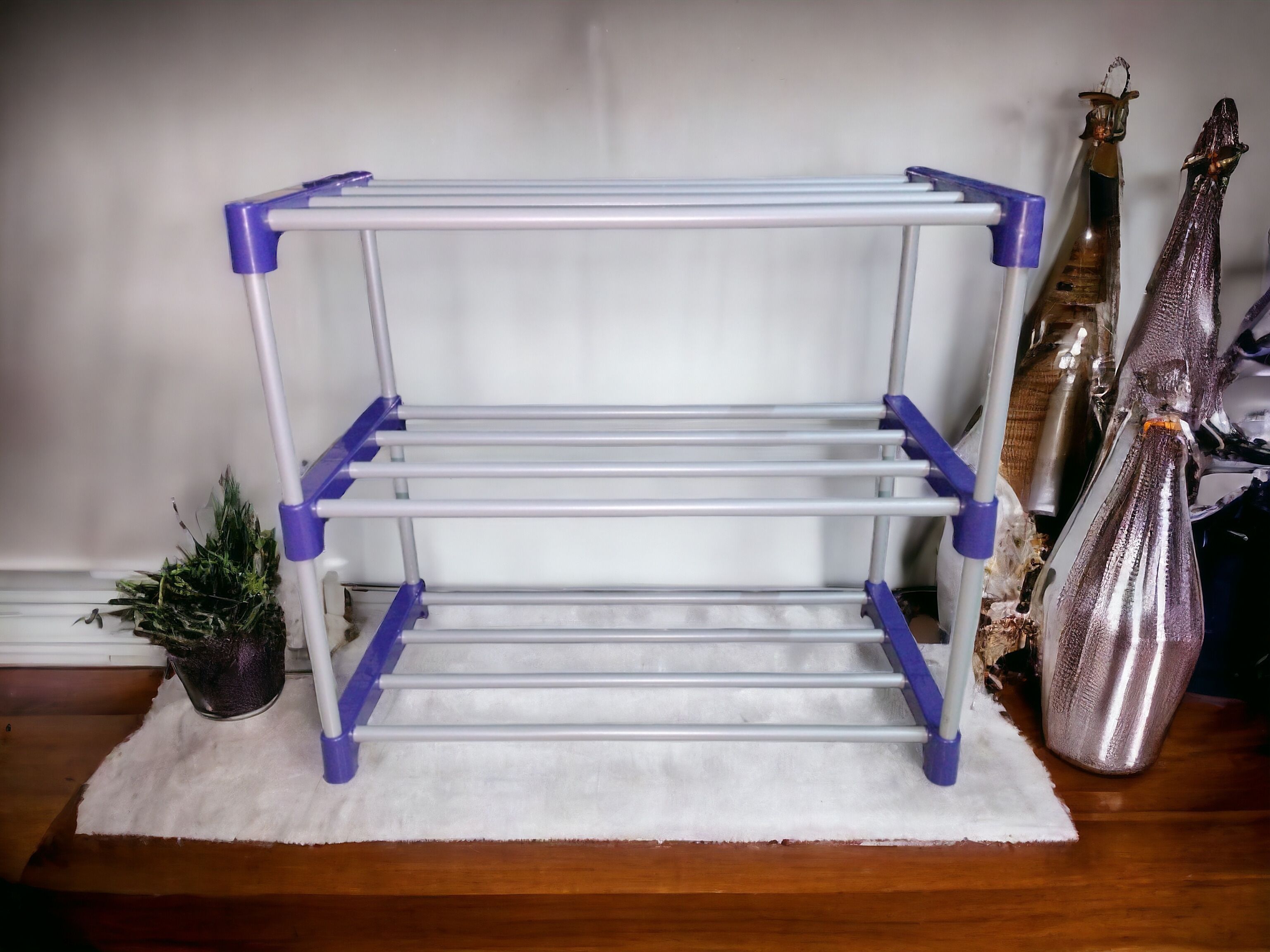 novatic File Holder Desk Organizer, Office Storage, Book Shelf, Free Standing Stand Metal Open Book Shelf-picture-4