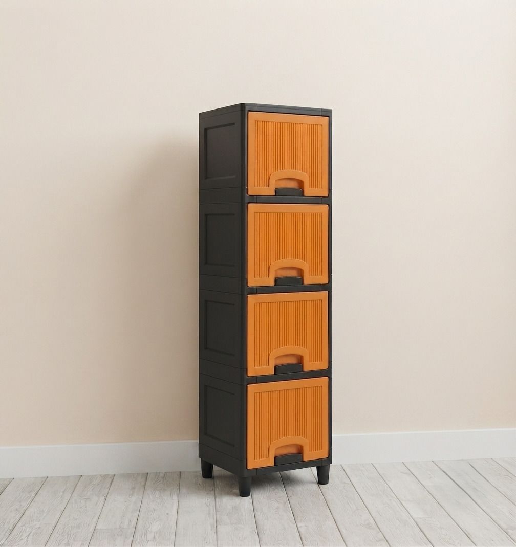 Multipurpose Cabinet Storage Organizer for Plastic Free Standing Plastic Open Book Shelf-image-38