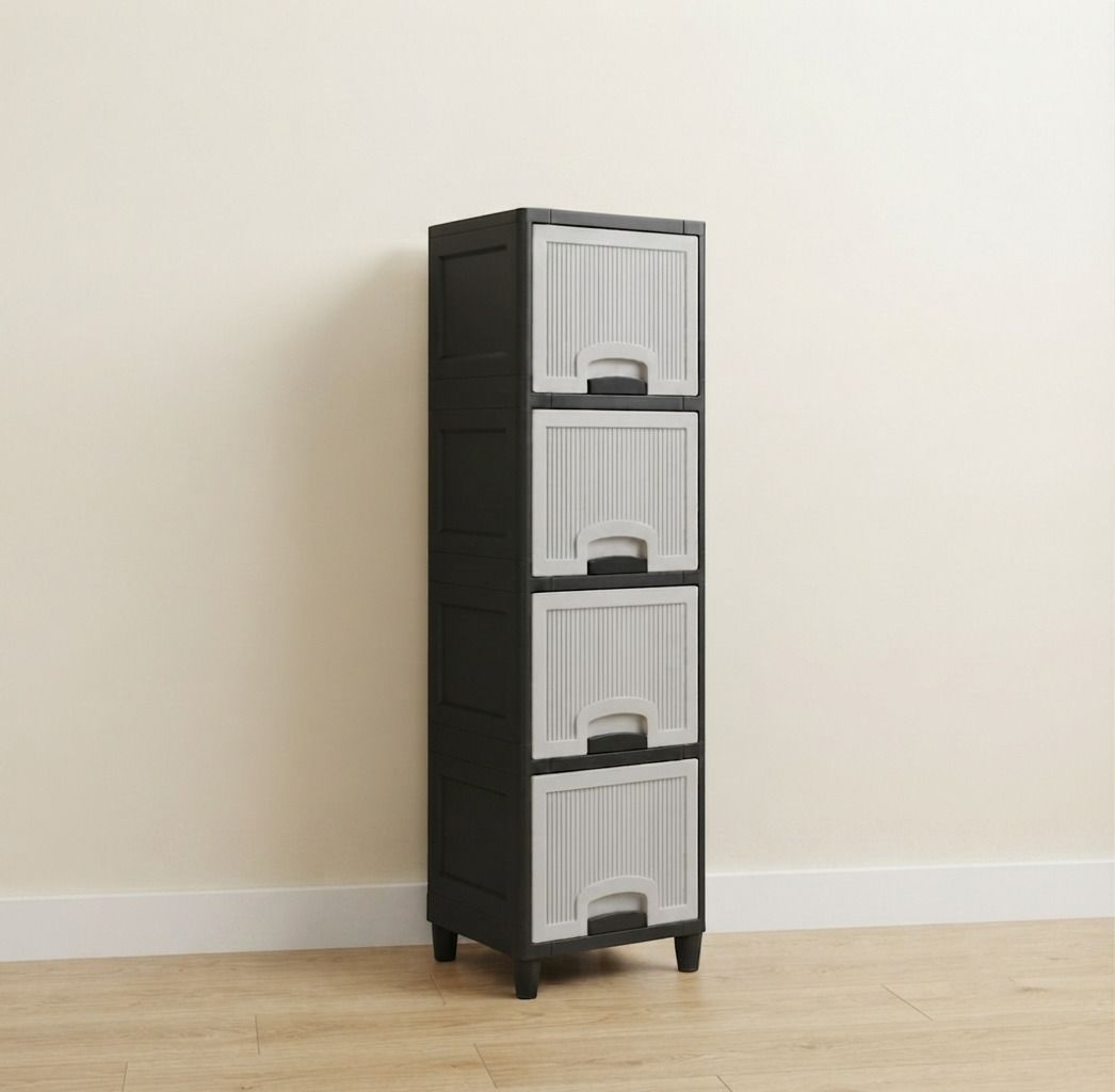 surety for safety Multipurpose Plastic Cabinet Drawer for Office and Home Plastic Open Book Shelf-picture-35