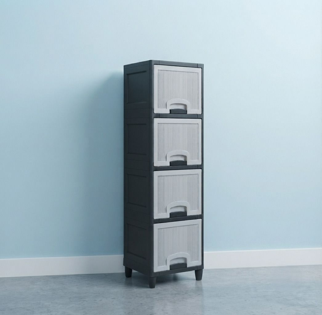 maxtid Multi- Compartments Cabinet_drawer for home Plastic Open Book Shelf-picture-29