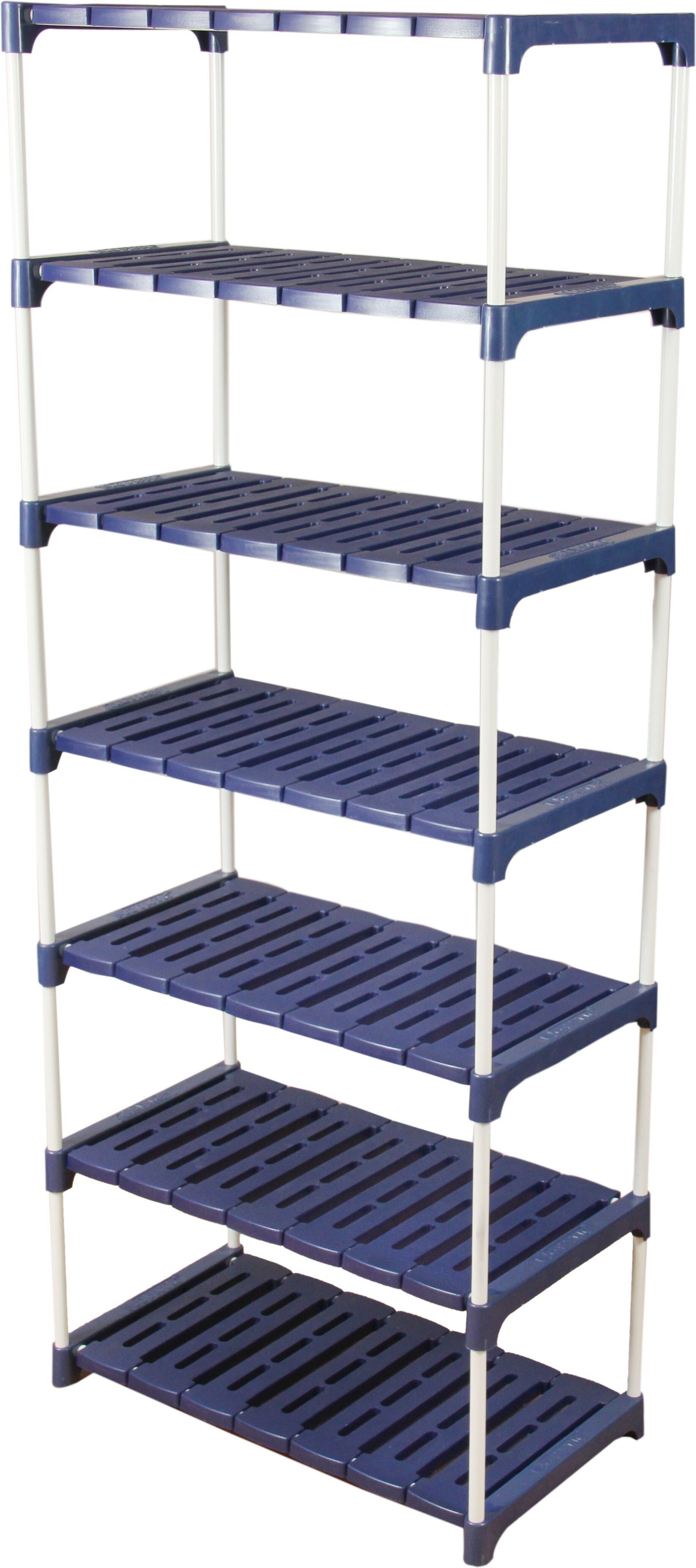 Multi Utility Metal Book / Shoe / Cloth Foldable Rack Storage Display Bookcase Plastic Open Book Shelf