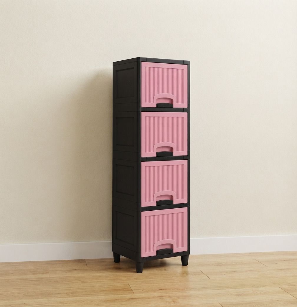 surety for safety Multi Layer Plastic Cabinet Storage for Home Plastic Open Book Shelf-picture-21