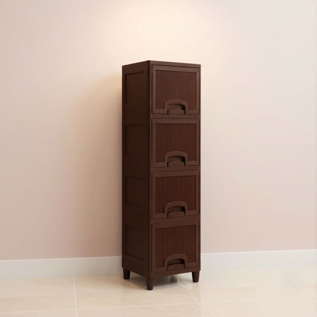 Multipurpose Organizer Cabinet Plastic Open Book Shelf-image-23