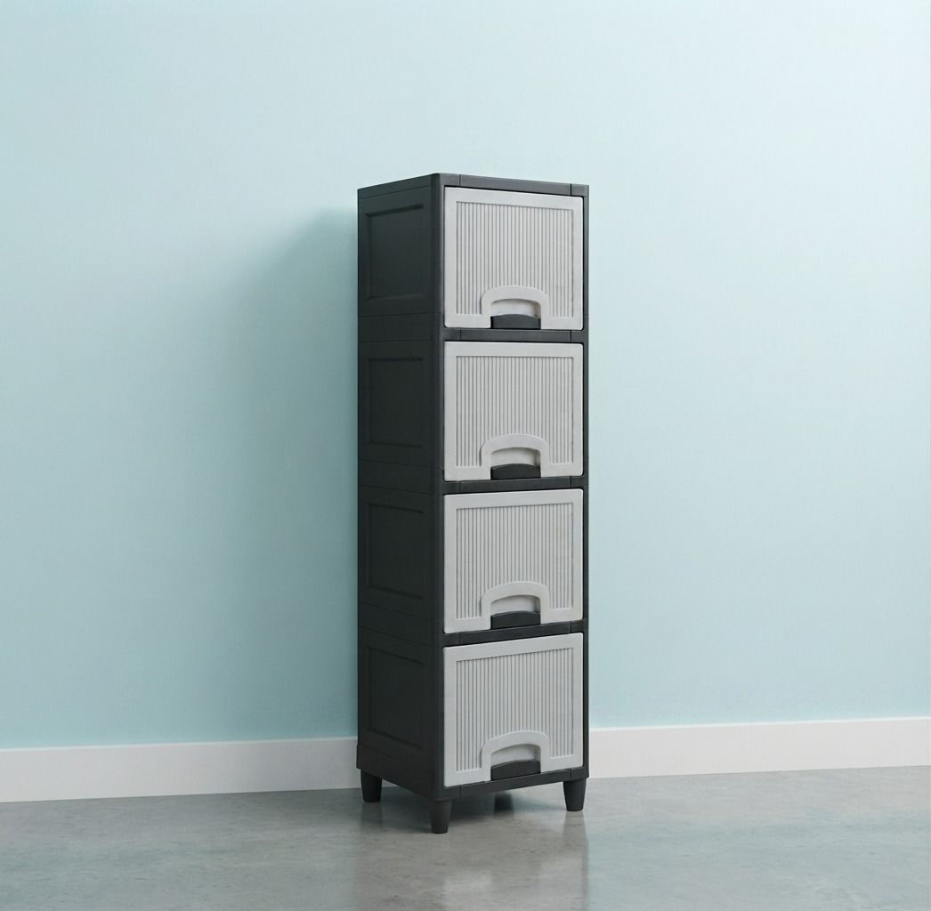 surety for safety Multipurpose Plastic Home Storage Organizer Cabinet Drawer Plastic Open Book Shelf-picture-34