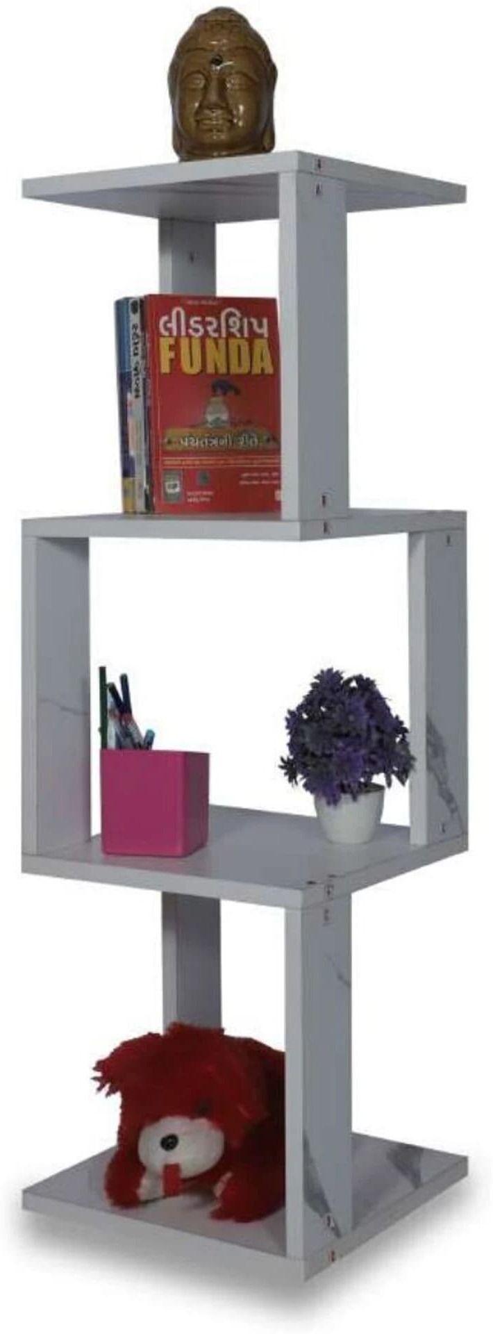 flipkart perfect homes studio Engineered Wood Open Book Shelf-picture-27