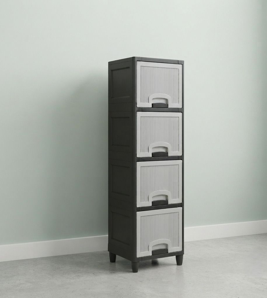 Multi-Purpose Organizer Modular Storage Plastic Free Standing Plastic Open Book Shelf-image-41