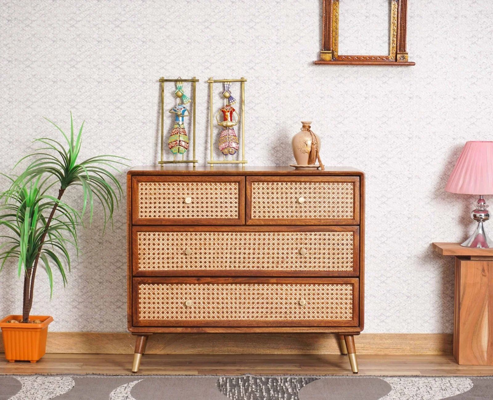 smaart craafts Solid Wood Semi-Open Book Shelf-picture-11