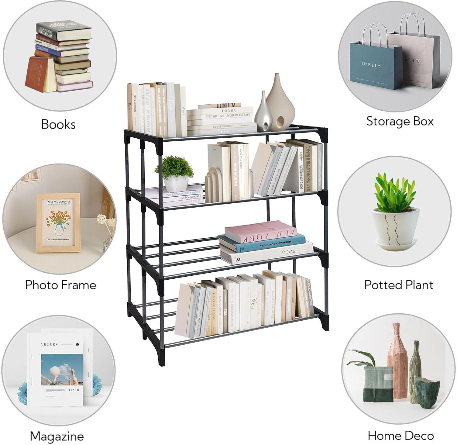 philoshop BOOKCASES Metal Open Book Shelf-picture-21