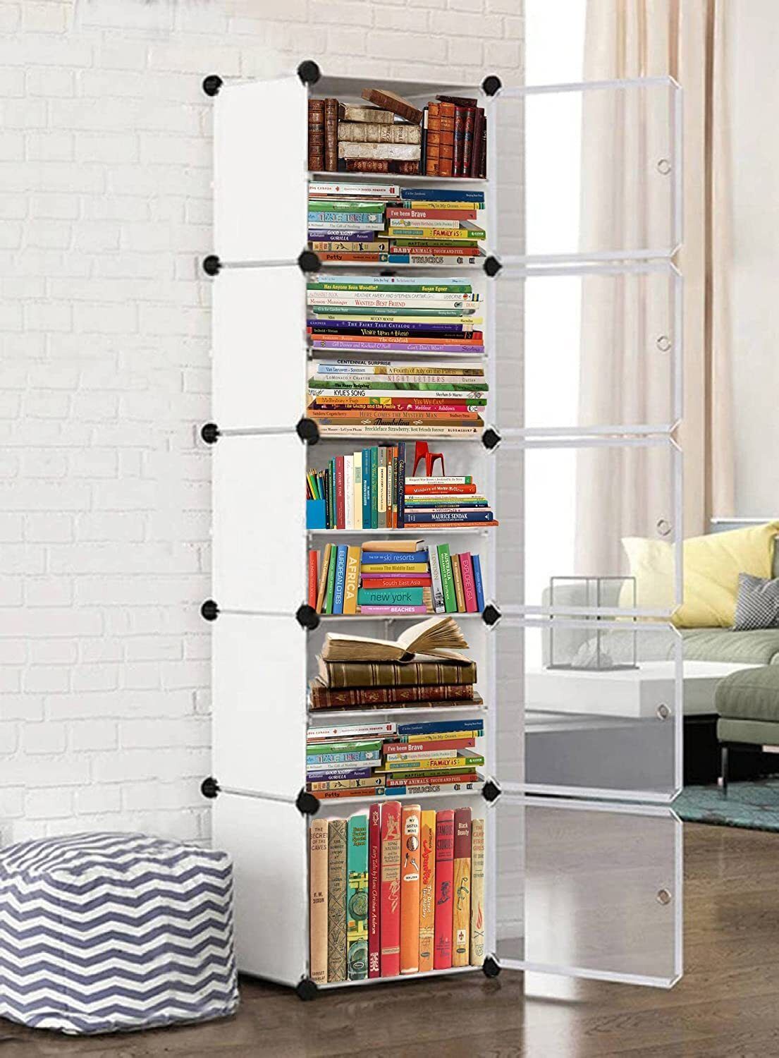Metal Open Book Shelf