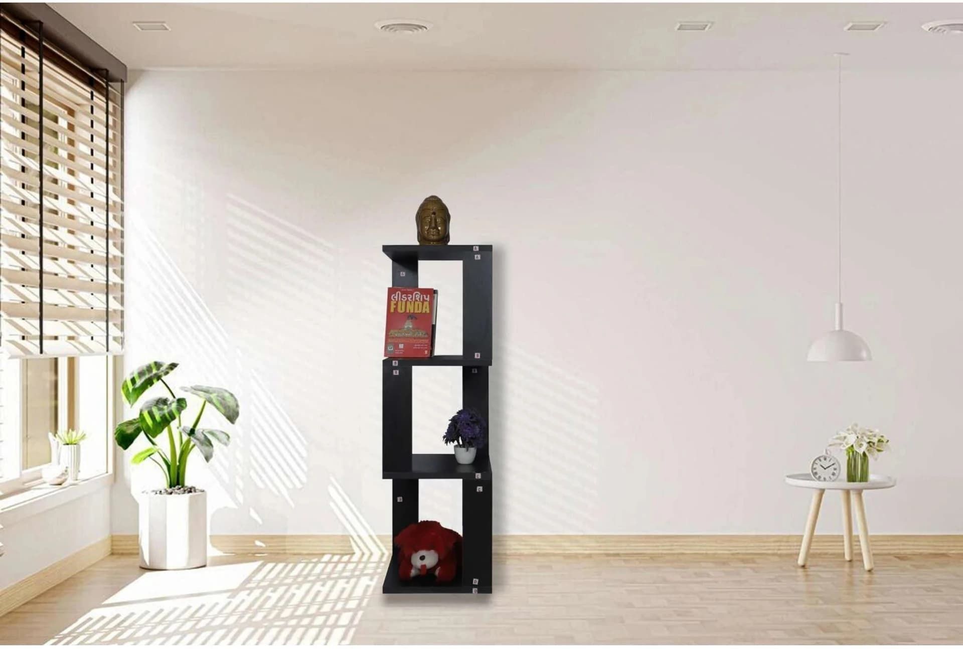 flipkart perfect homes Engineered Wood Open Book Shelf-picture-31