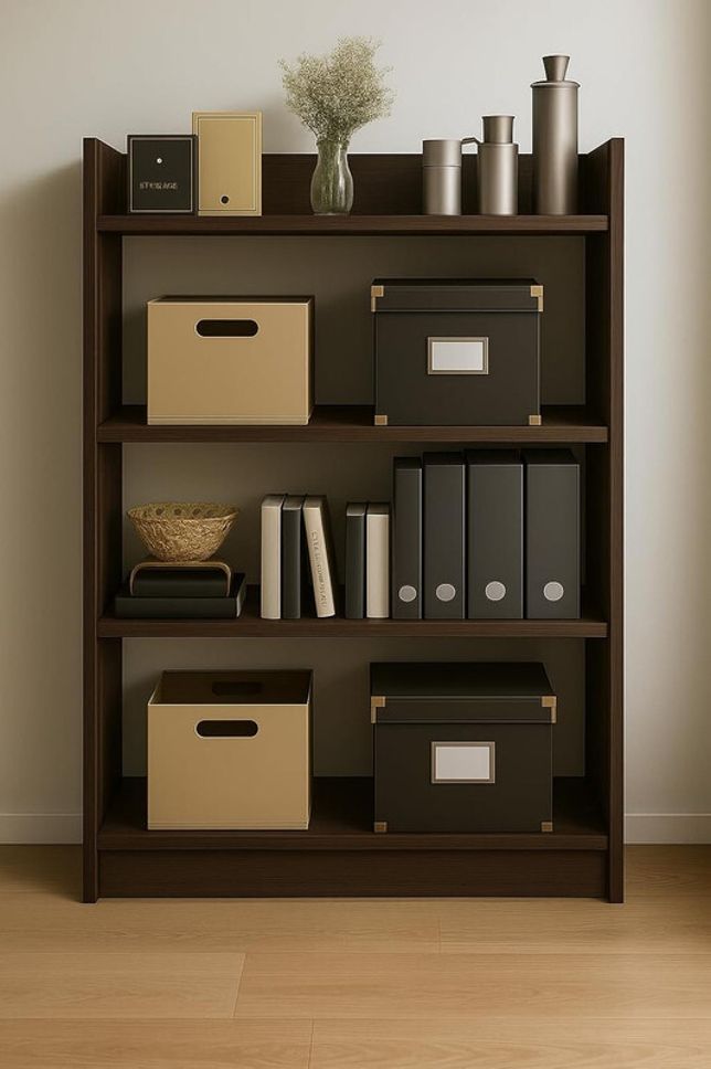 flipkart perfect homes Engineered Wood Open Book Shelf-picture-17