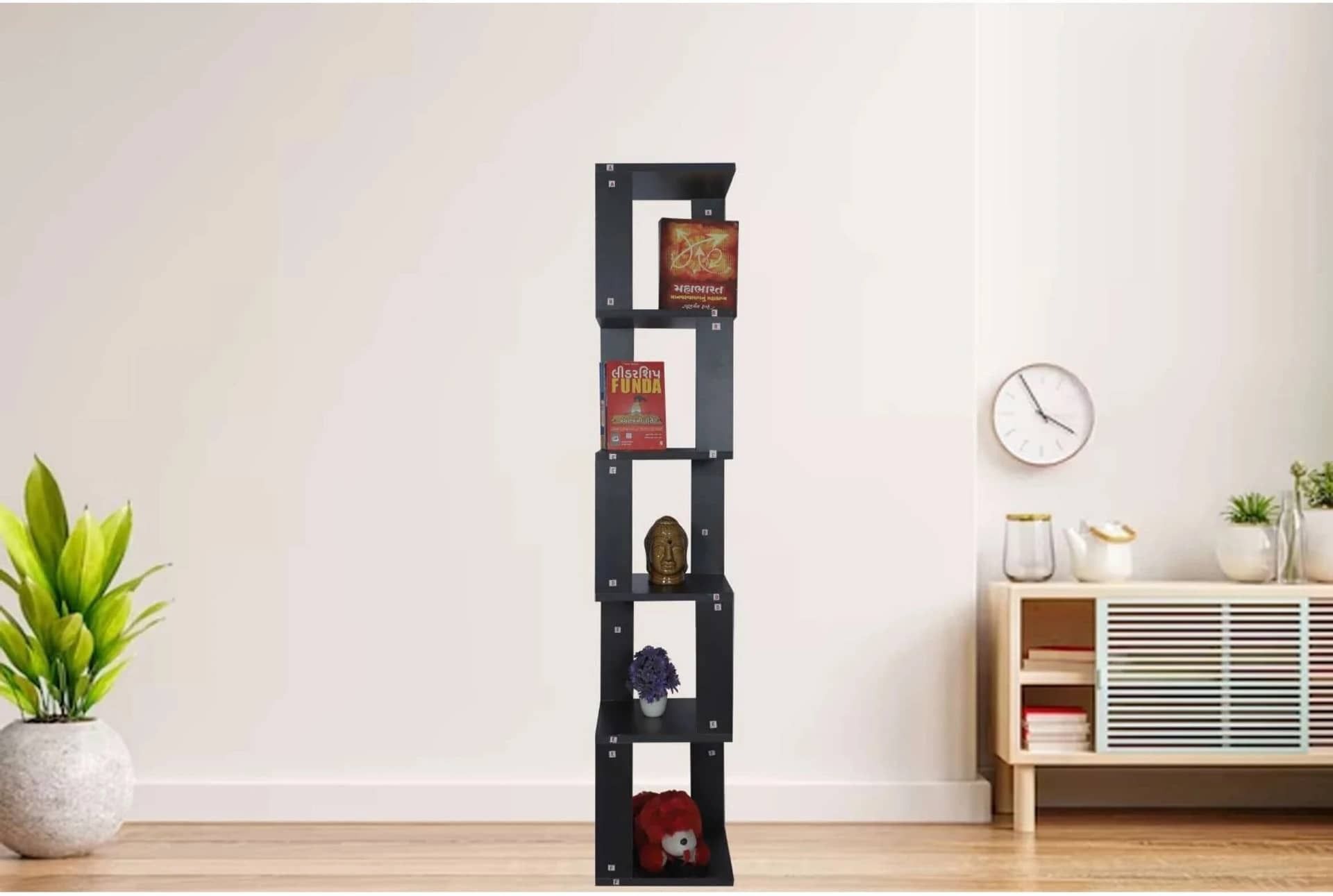 Engineered Wood Open Book Shelf-image-21