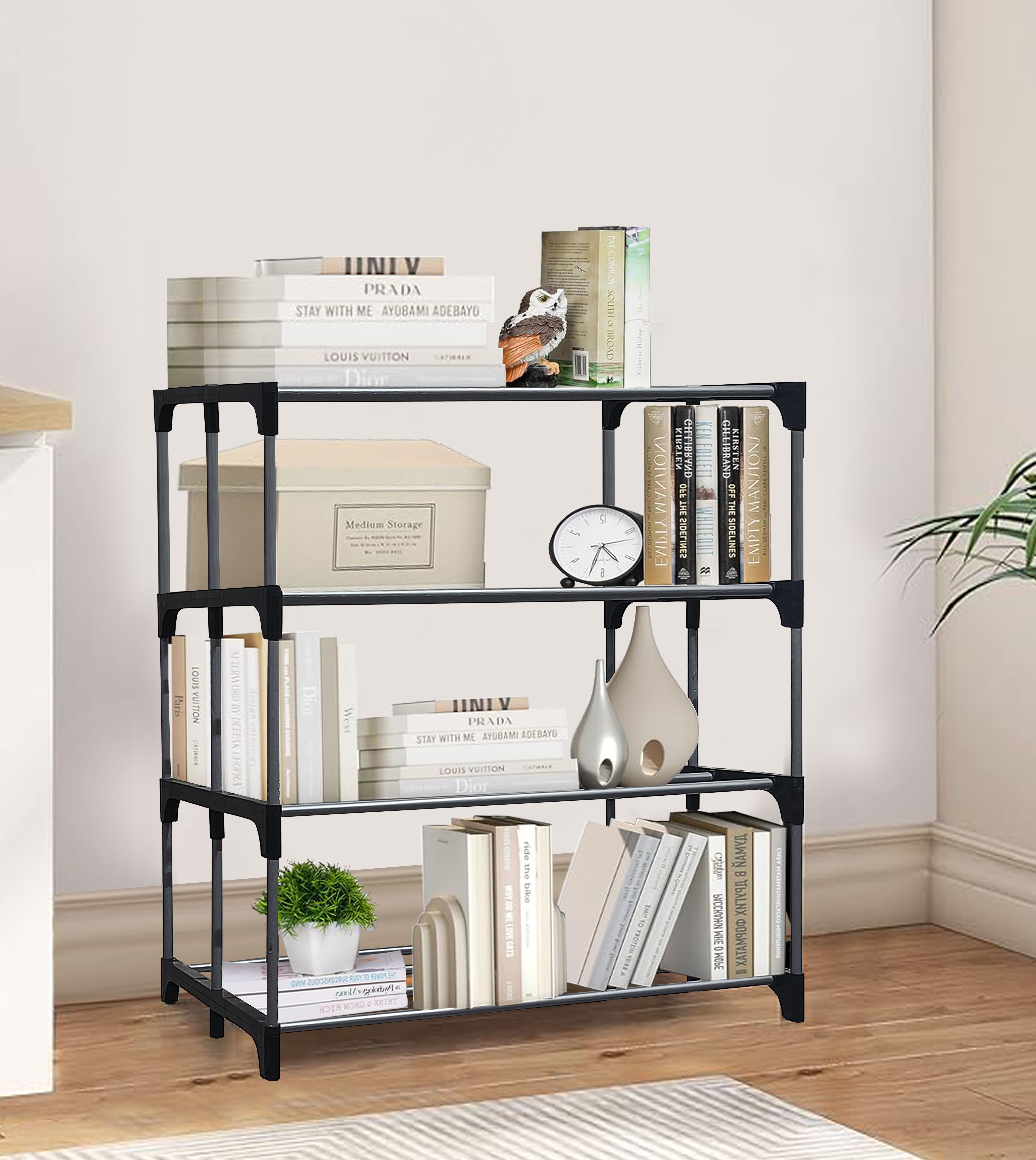 Study Material Organizer Metal Open Book Shelf-image-40