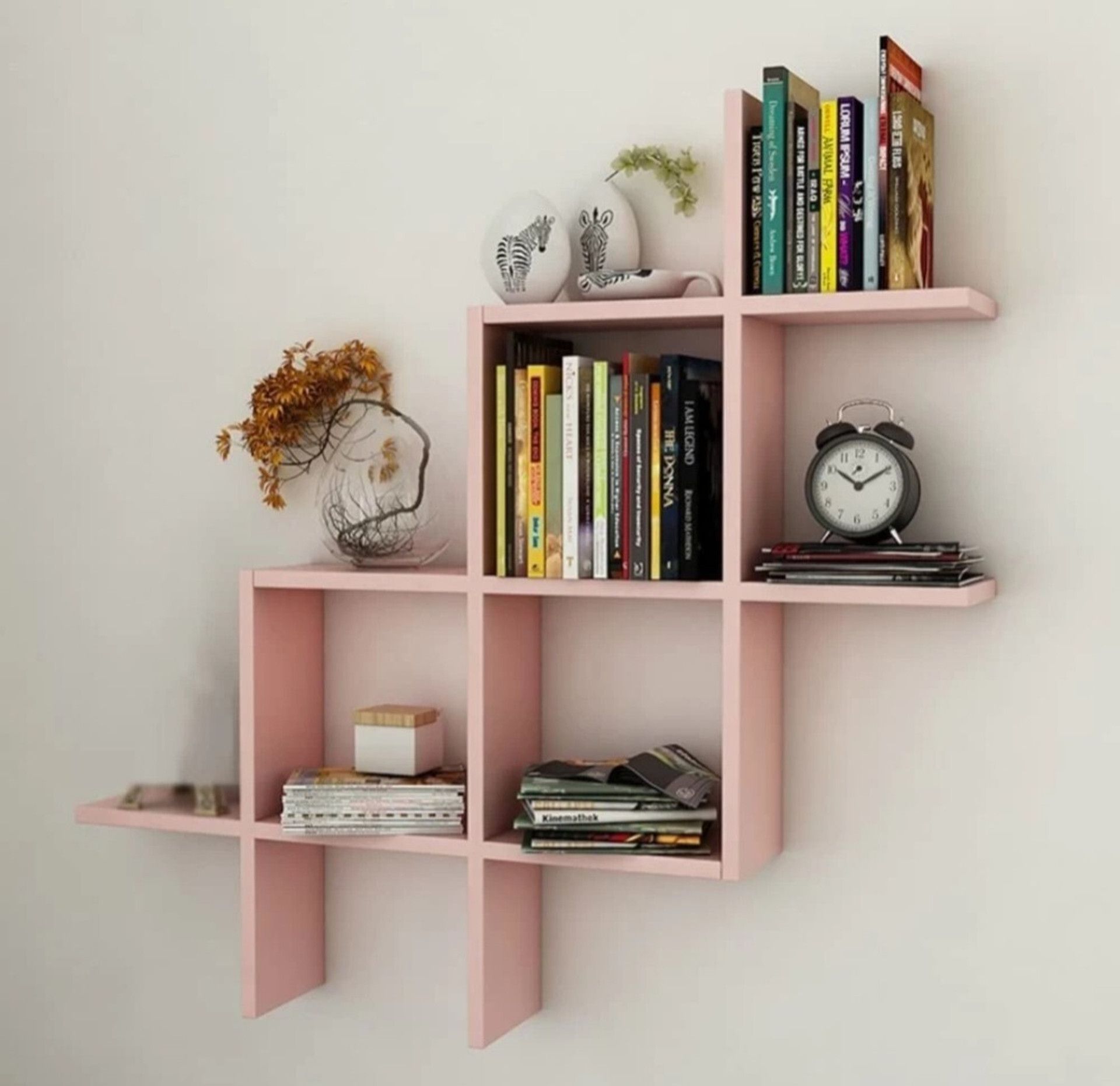 tfs Geo Shelf Series Solid Wood Open Book Shelf-picture-16