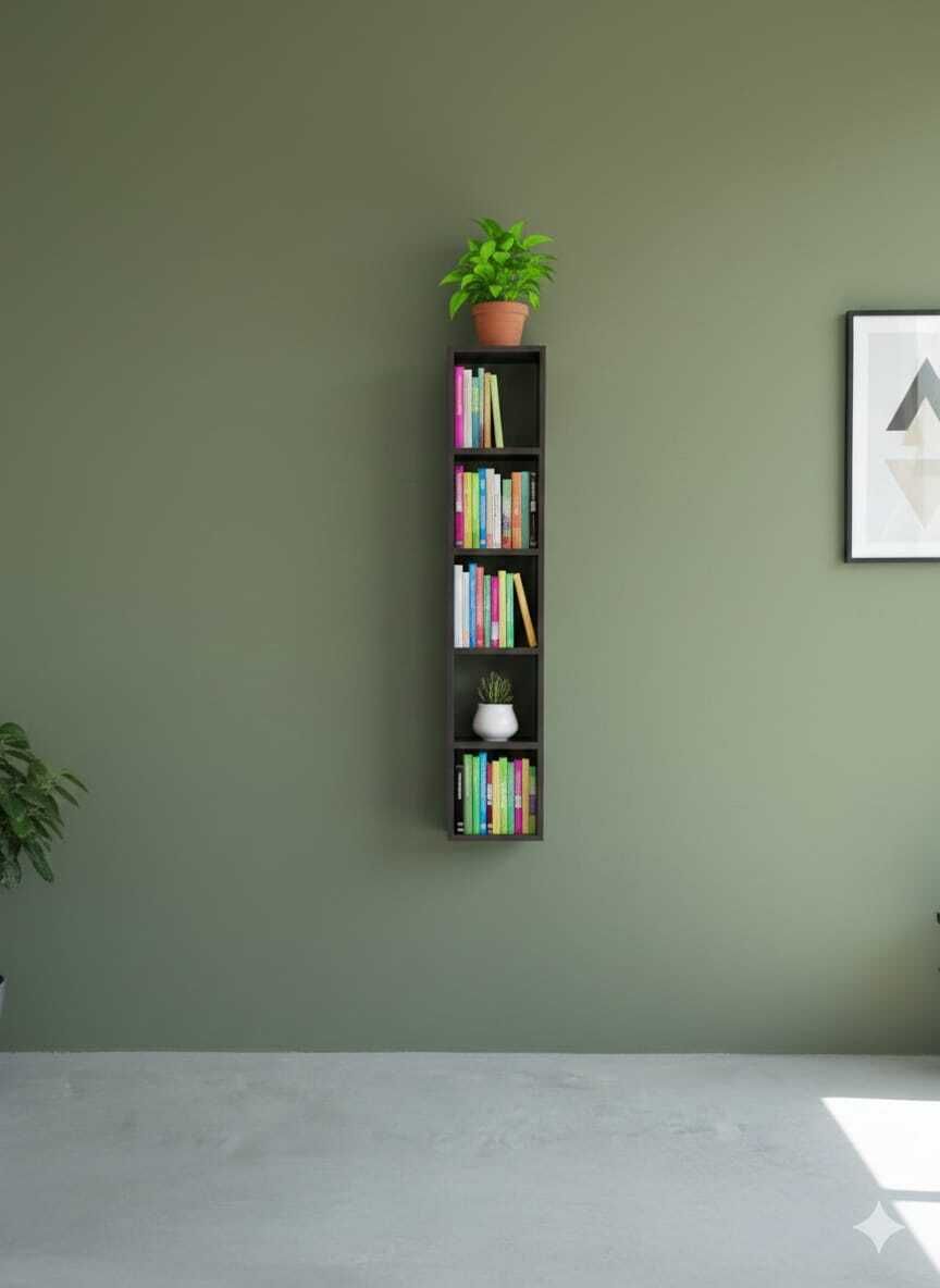 shivi aanaya enterprises 5 LB01 Engineered Wood Open Book Shelf-picture-22