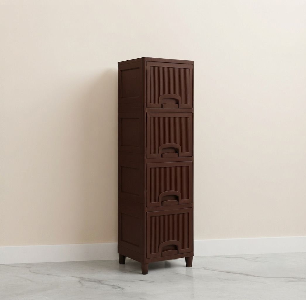 Multipurpose Cabinet Storage Organizer for Plastic Free Standing Plastic Open Book Shelf-image-48