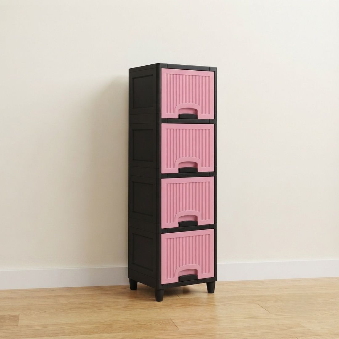 Home Storage Cabinet for Kids Room Plastic Open Book Shelf-image-24