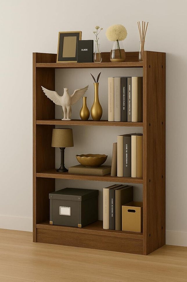 flipkart perfect homes Engineered Wood Open Book Shelf-picture-11