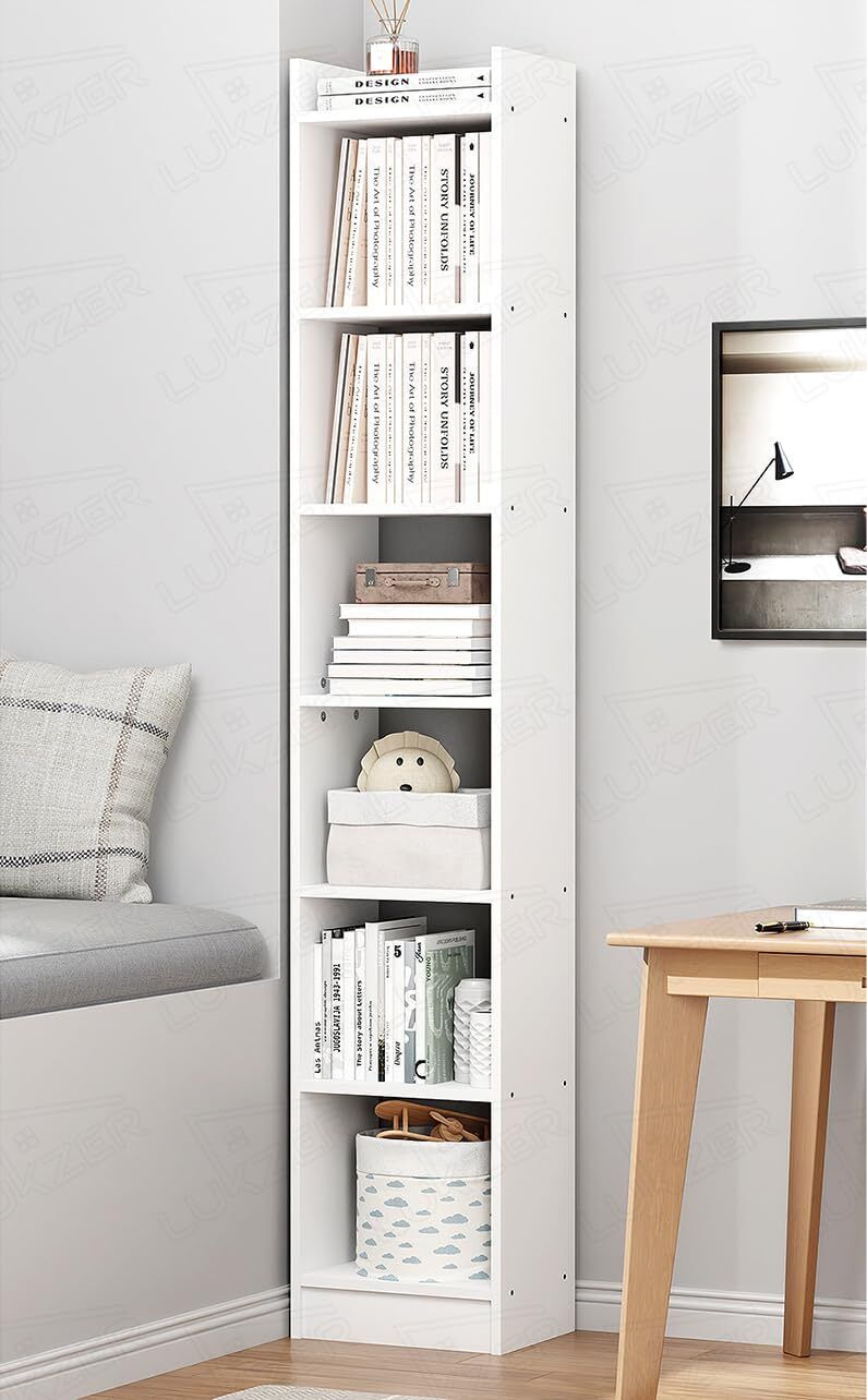 lukzer Engineered Wood Open Book Shelf-picture-25