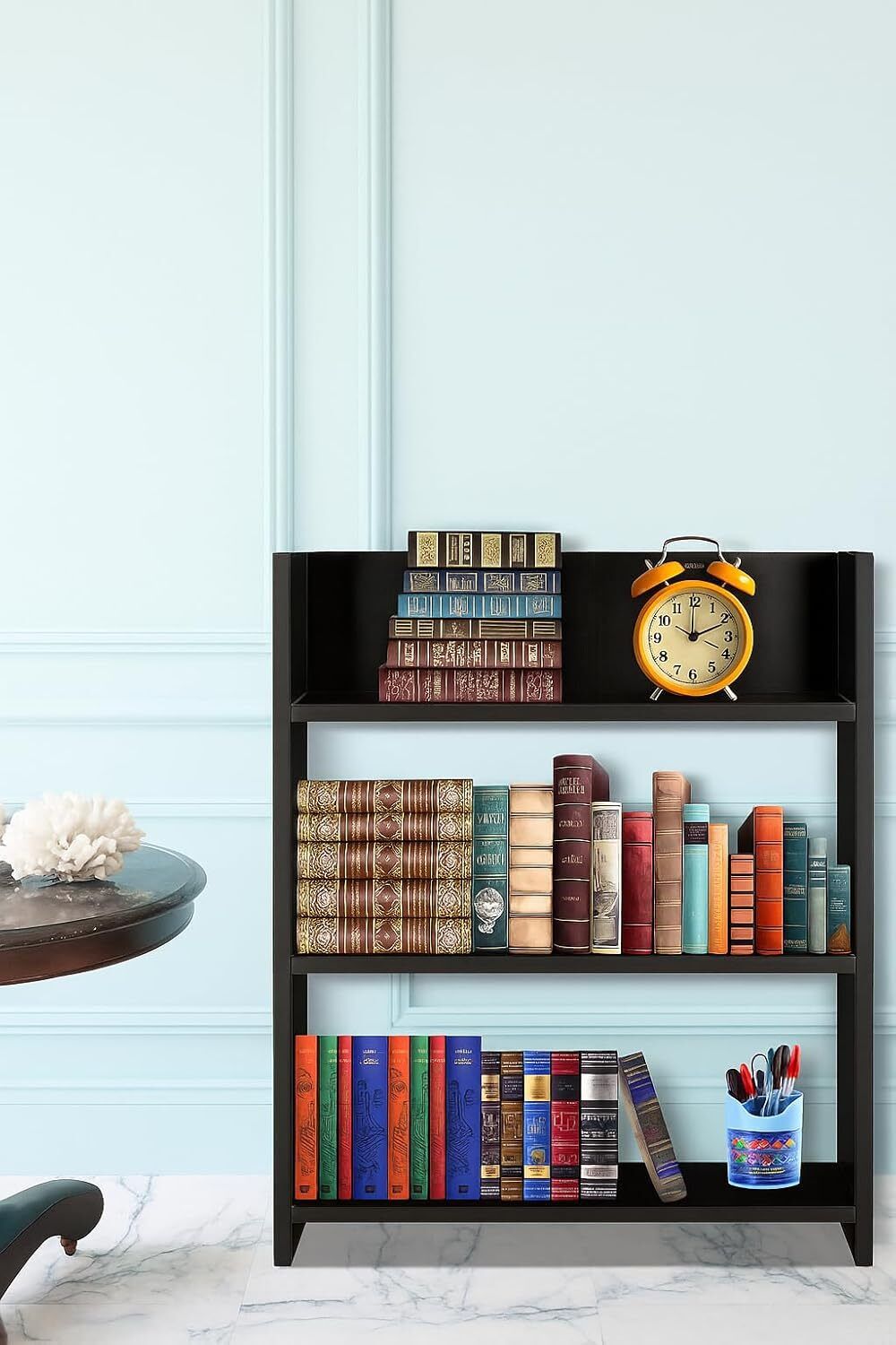 Engineered Wood Open Book Shelf-image-19