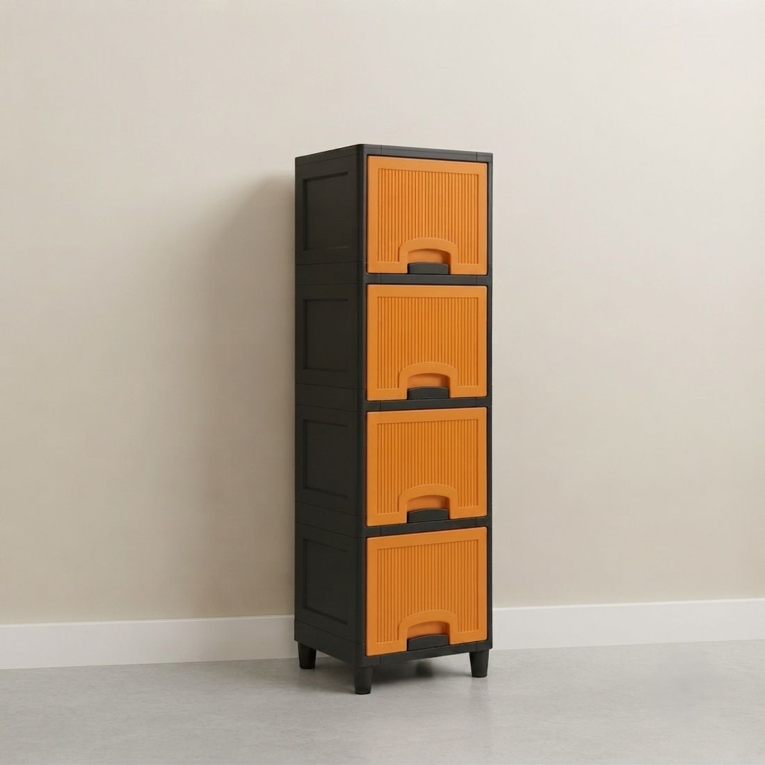 Home Storage Cabinet for Kids Room Plastic Open Book Shelf-image-41