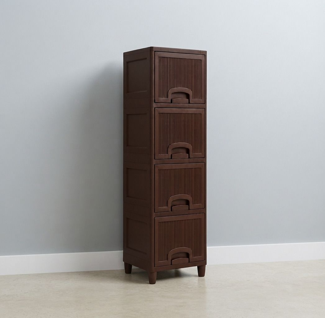 surety for safety Multi-Layer Plastic Storage Cabinet Drawer for Multipurpose Use Plastic Open Book Shelf-picture-13