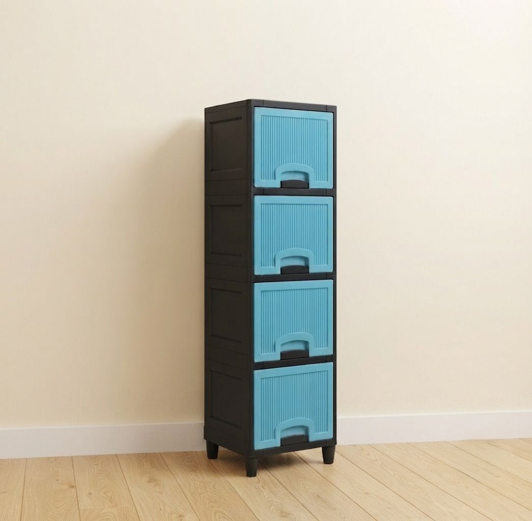 Multipurpose Cabinet Storage Organizer for Plastic Free Standing Plastic Open Book Shelf-image-49