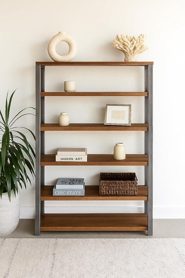 6 Engineered Wood Open Book Shelf-image-43