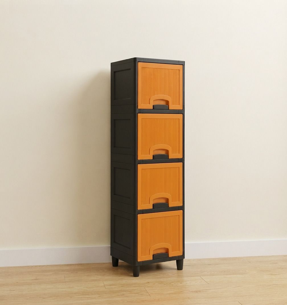 surety for safety Multipurpose Plastic Cabinet Drawer for Office and Home Plastic Open Book Shelf-picture-11